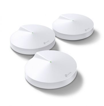 TP-Link AC1300 Whole Home Mesh Wi-Fi System Deco M5 (3-Pack) 400 Mbps at 2.4 GHz + 867 5 Deco-M5-3-pack