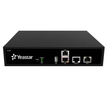 Yeastar supports up to 30 concurrent calls,1 port PRI E1/T1 Gateway TE100